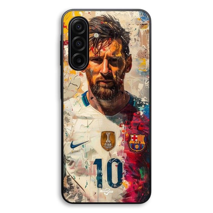 Coque Pour Samsung Galaxy A37 Messi Barcelone Argentine champion prime n°10 Maniacase
