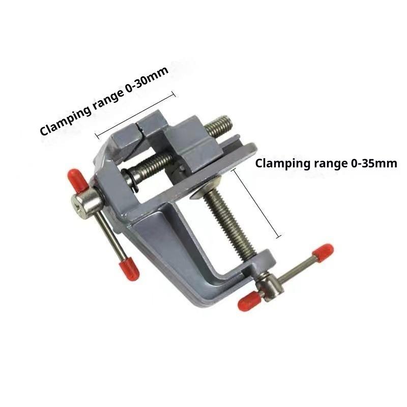 Mini Aluminum Alloy Bench Vise Flat-Jaw Vise