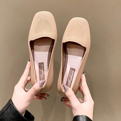 Europäische und amerikanische flachsohlige Einzelschuhe lässige hohle Damen-Flachschuhe vielseitige Schuhe Damenschuhe neue Sommer- und Herbstmodelle