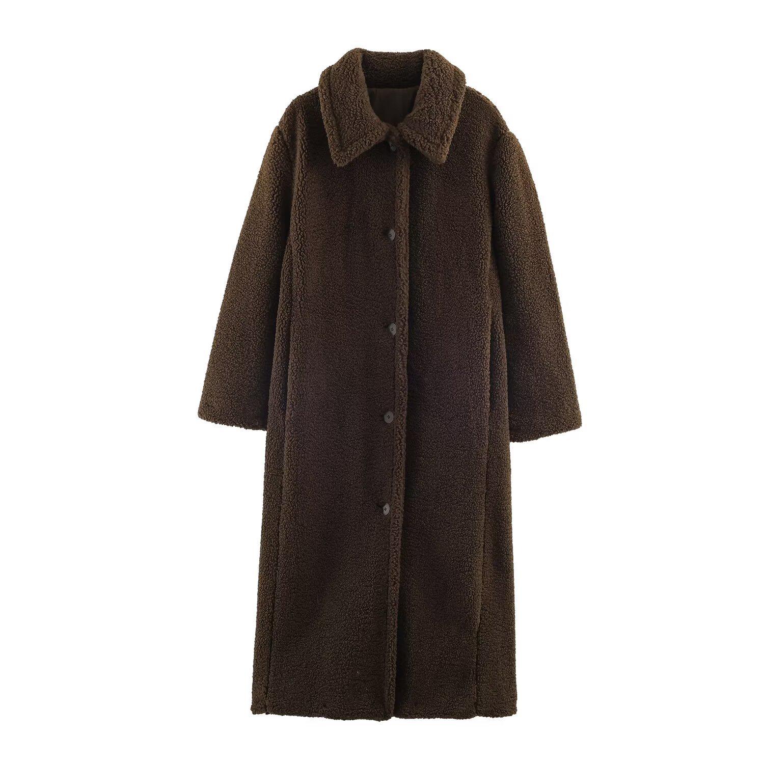 European & American Women s Fashion Casual Fleece Jacket XS