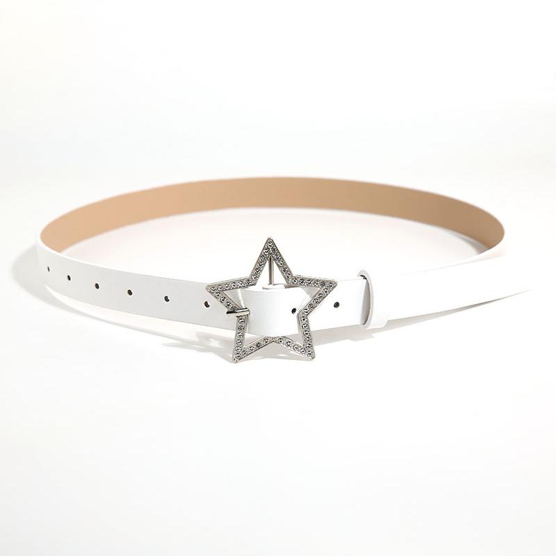 

Женский ремень со звездным украшением, однотонный ремень в стиле Y2K