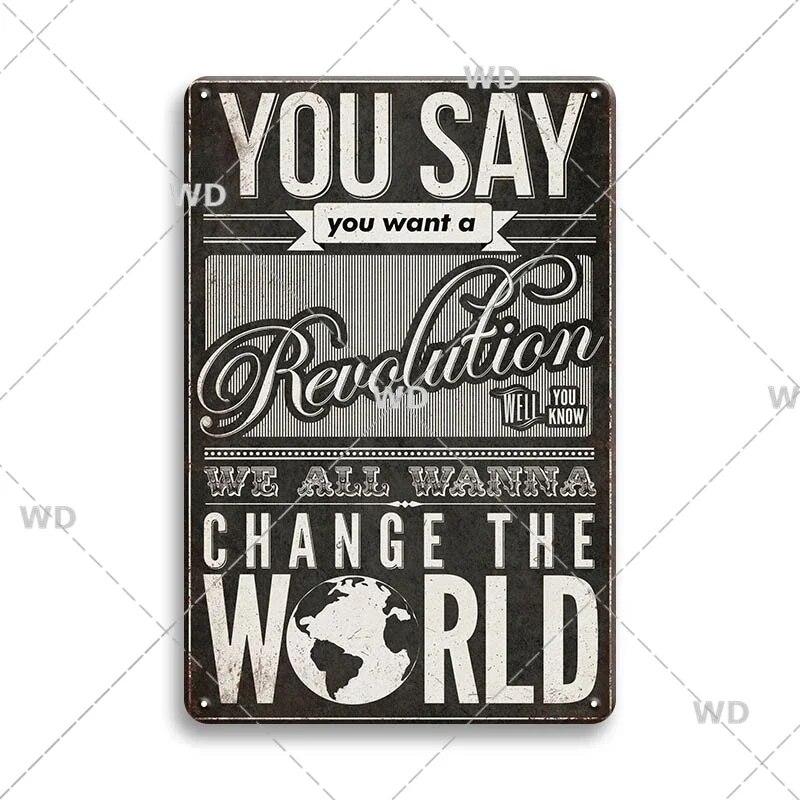 Retro Funny Sentence Tin Sign Decorative Vintage Plaque Metal Sign Decor Metal Plate for Garage Man Cave Bar Pub Home Wall Decor