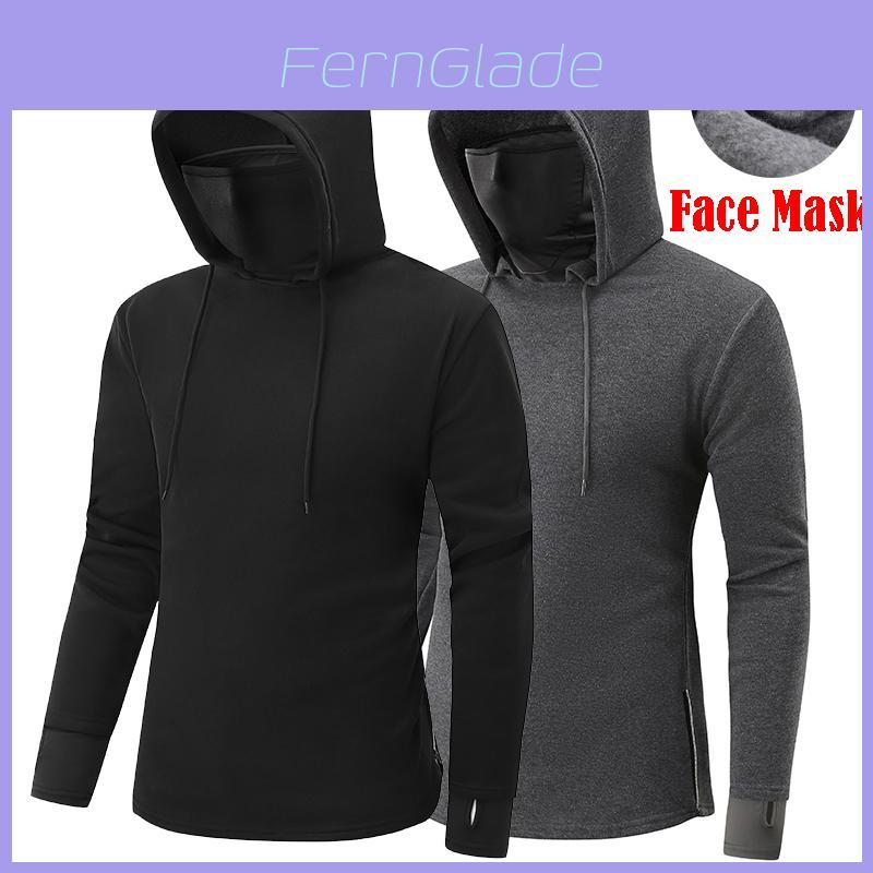 Soft And Breathable Men's Pullover Hoodie Featuring A Turtleneck Design And Moisture Wicking Fabric