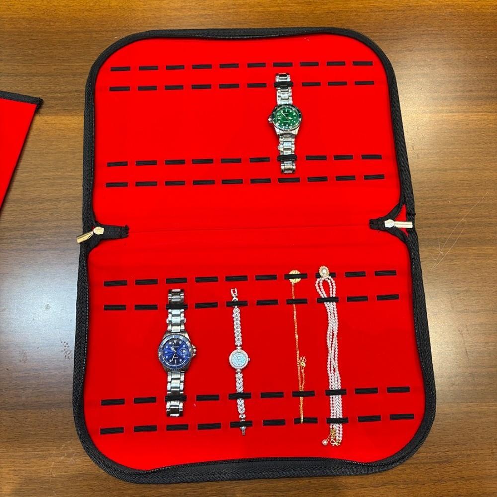 20 Slot Watch Travel Case Pouch Multi-function Watch Storage Bag  Exhibition