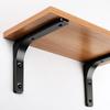 Stainless Steel Curved Wall-Mounted Triangular Shelf Bracket