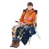 LOGOS Bulky Fleece Separate Sleeping Bag (LOGOS LAND) 72600981, Navy, Approx. 80cm Wide X 190cm Long