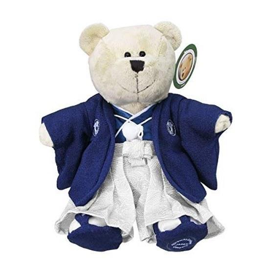 STARBUCKS peluche Oso Bearista niño niña edición limitada Japón ropa tradicional kimono hakama chirimen traje étnico delantal negro barista Asia