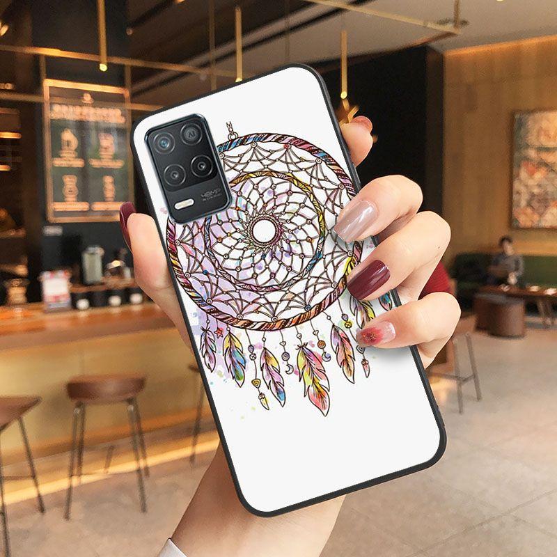 Puzdro Mandala Palace Flowers Kryt na telefón Pre oppo Realme 8Pro 6PRO 6i 7pro 9i 9pro C11 C21Y C21 C25Y C25S C3 Q3S XT Puzdrá coque