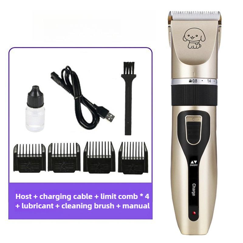 Pet Hair Multi-comb Electric Cat Trimmer Kit Electric Beauty Shaving Knife Pet Electric Push Scissor Dog Cat Hair Shaving Beauty