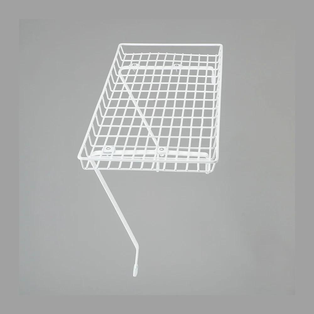 Over The Washer Storage Shelf Laundry Room Organizer Space Saving Vinyl Coated Durable Detergent Holder Easy Assembly Compact