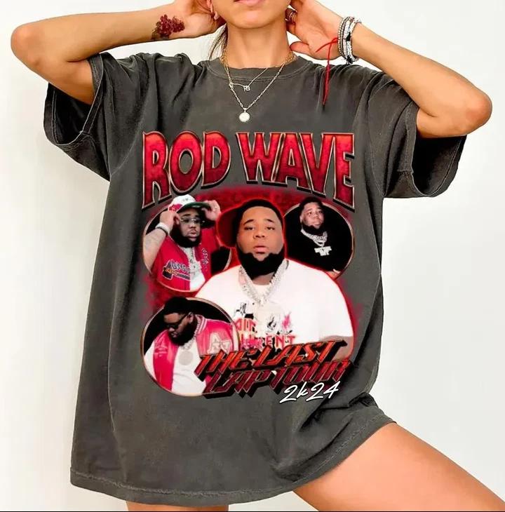 Rod Wave Shirt, Rod Wave Last Lap Tour Tshirt, Rod Wave Concert L