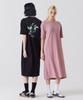 AWESOME STUDIO Digital Flower Long Dress Indie Pink