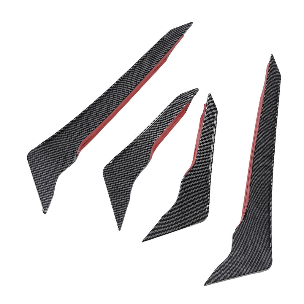 1 P  Front Bumper Side Spoiler Aerodynamic Left Right Front Bumper Side   Vent Trim Fin Decor Replacement For FY   2021-2024