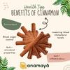 Anamaya Cinnamon Powder | Dalchini Powder | 100g | 100% Pure and Natural | Daalchini Powder In Jar for Cooking, Tea & Baking