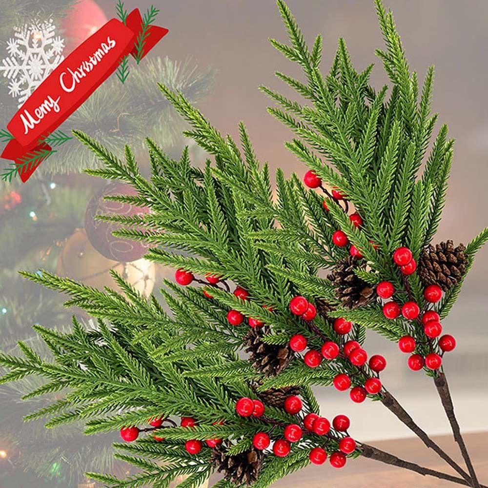 

Handmade Artificial Pine Plants Handcraft Fake Plants Desktop Living Room Decor