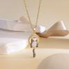 Necklace Female Cute Cat Necklace Autumn and Winter Niche High-end Design Sense Personality Fashion Fun Cat Titanium Steel Necklace
