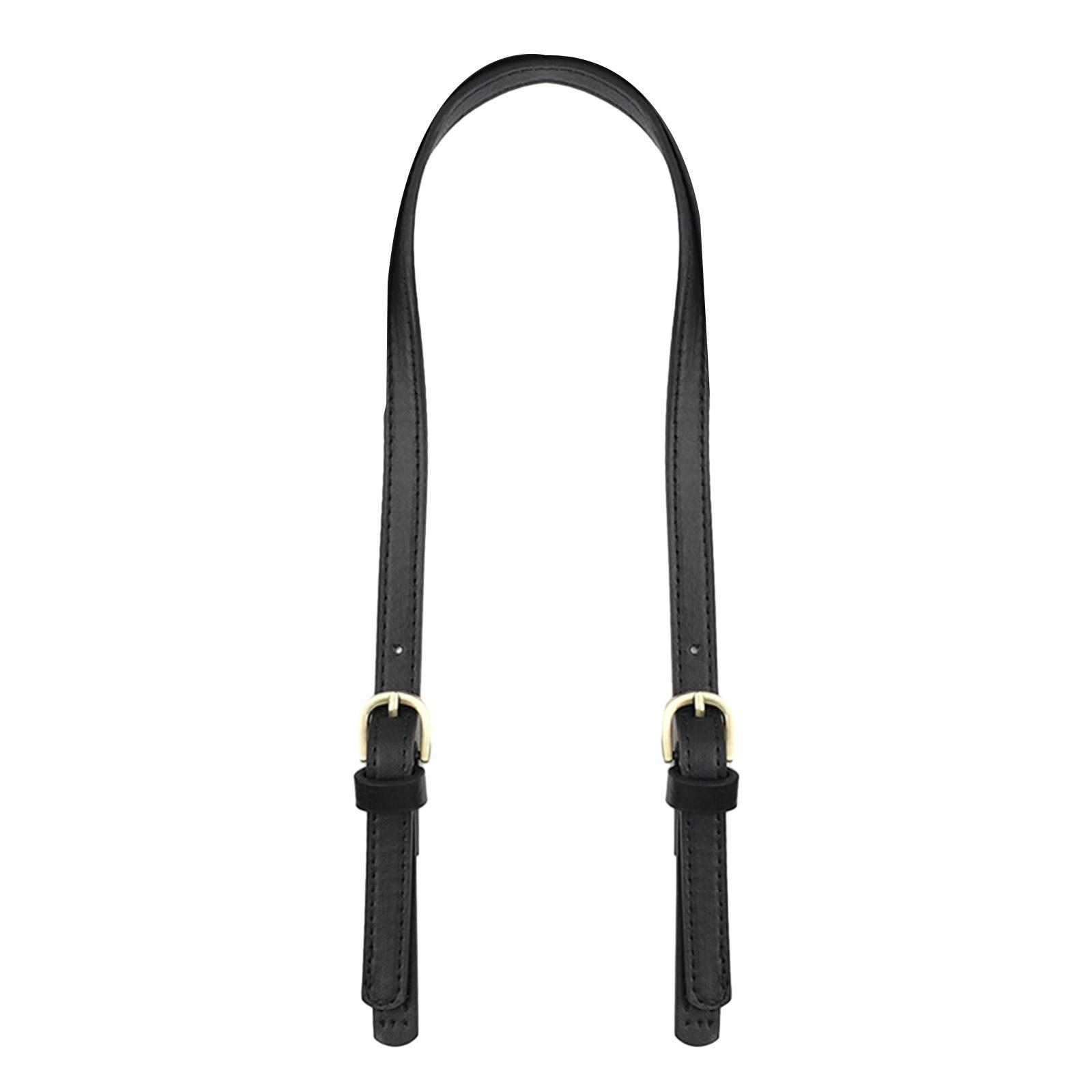 Convenient Reliable PU Strap Detachable Bag Straps Adjustable Shoulder Bag Strap čierna