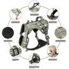 Reflective Dog Harness Tactical Training No Pull Medium Large Dog Vest Adjustable Safety Lead Military Running Pet Harnesses