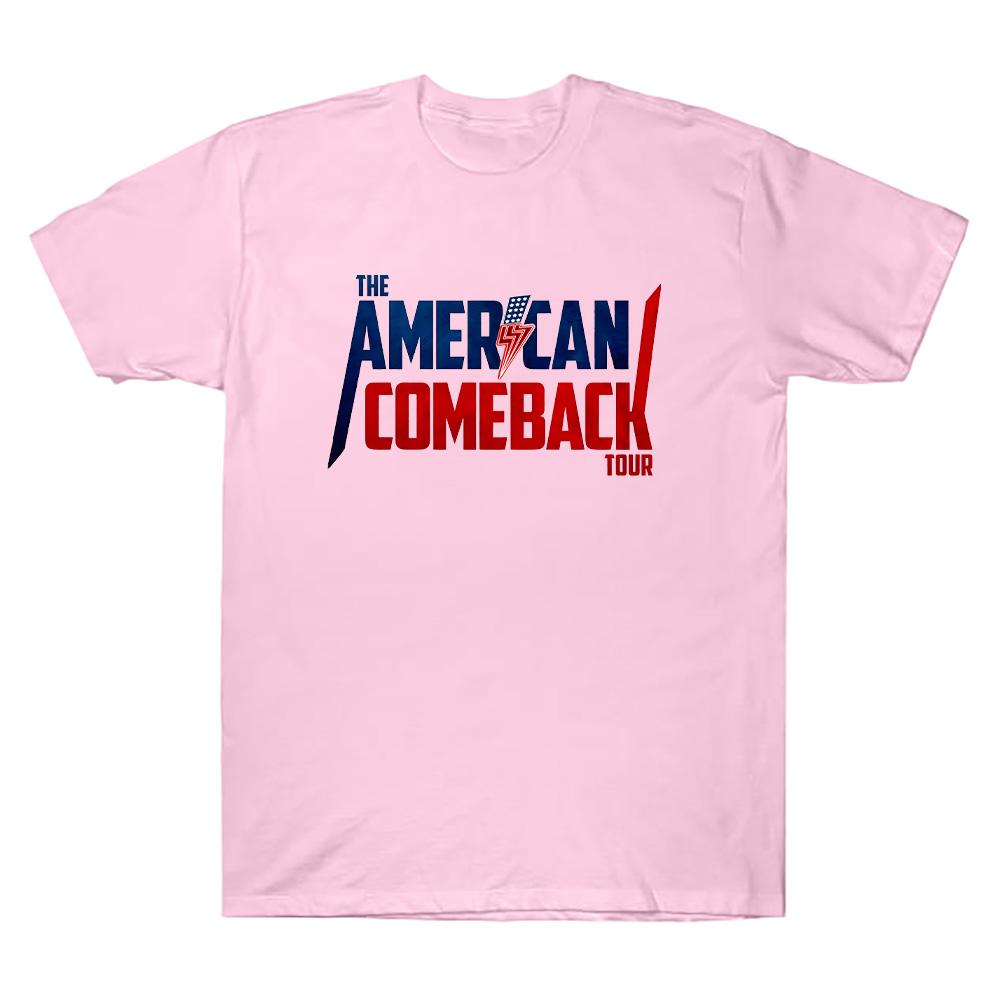 America Comeback Tour T Shirts Charlie Kirk Freedom Tees Woman Man High Quality Cotton Streetwear Short Sleeve Crewneck Clothes