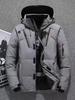 Men's Hooded Down Jacket: Winter Casual Outdoor Coat