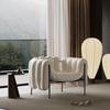WEZHO French Style Minimalist Puff Armchair