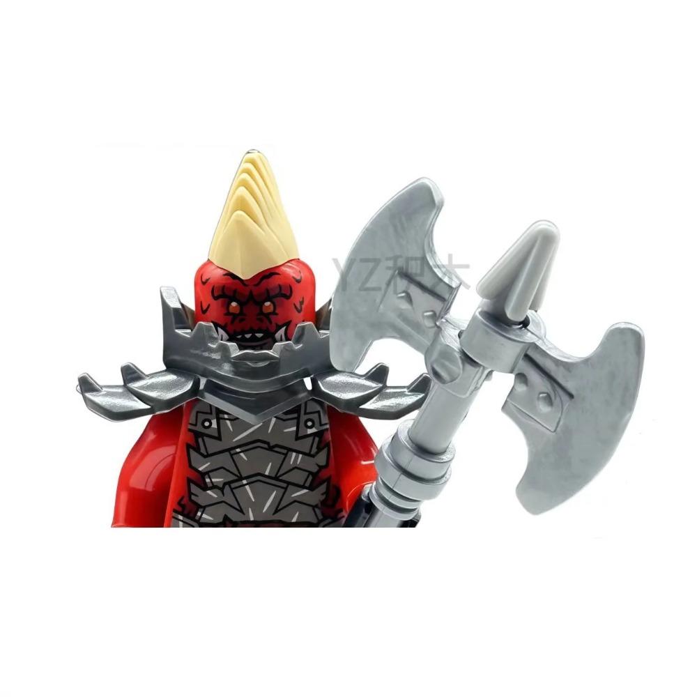8cm Ninja Set Building Blocks Woodfire Dragons Forbidden Five Mini Action Figure Toys
