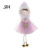 Christmas Tree Ornaments Angel Hanging Ornaments, Decorative Tulle Dress Doll Pendant Cream Aesthetic Home Accents with Bell for Xmas Wedding