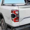Fit For Ford Ranger -2025 ABS Chrome Look Rear Tail Light Lamp Cover Trim