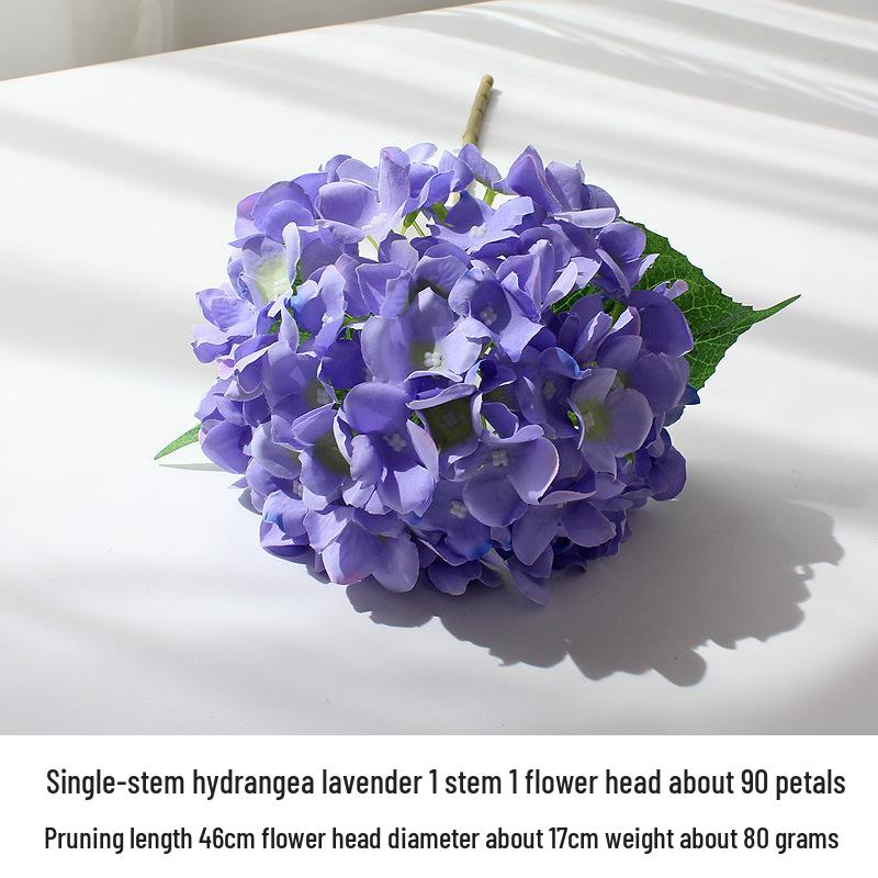 Silk Hydrangea Flowers - Decorative Artificial Ornaments for Weddings, Available in 24 Colors
