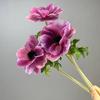 3D Printing Artificial Anemone Home Decorative Silver Lotus Flower Branch Fake Flowers Wedding Decoration Floral