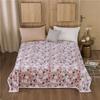 White Floral Throw Blanket Luxury Warm Fuzzy Soft Cozy Flannel Blanket for Home Sofa Couch Chair Decorative Bedroom Bed Blankets