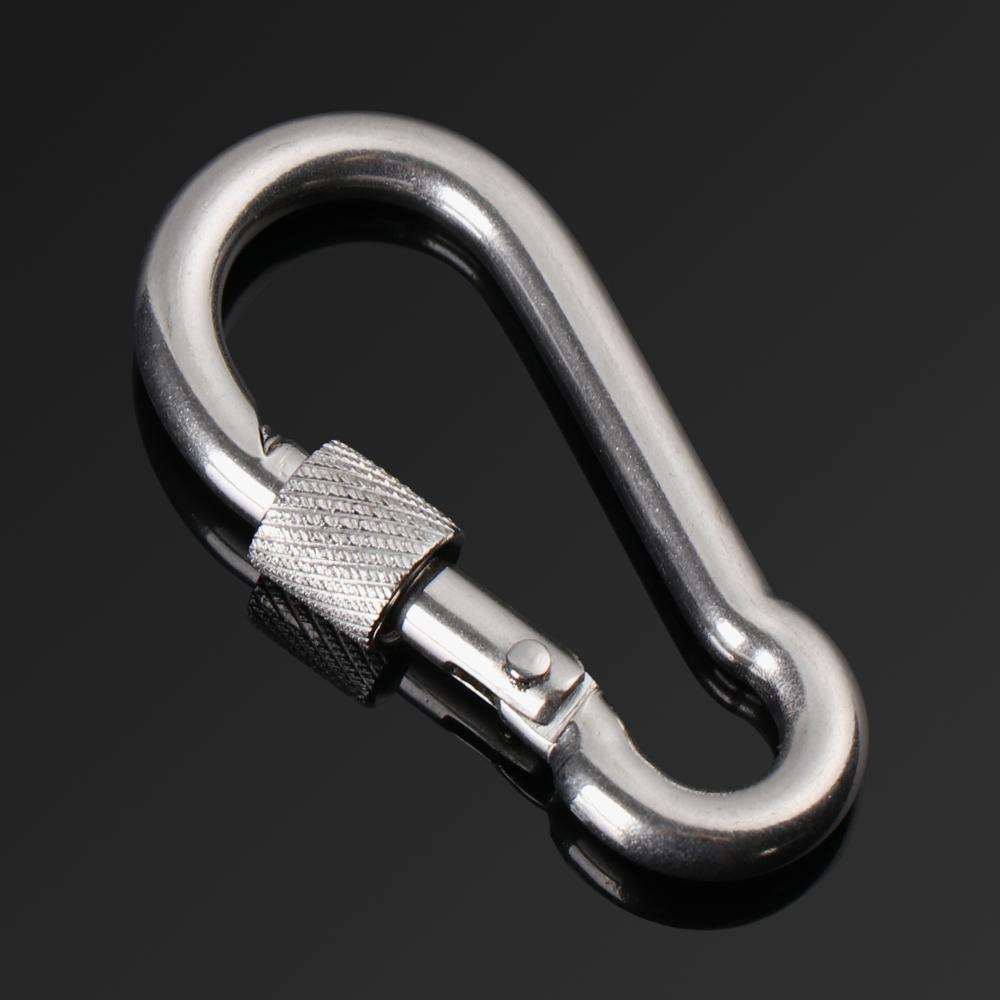Spring Buckle Outdoor Climbing Gear Camping Equipment Travel Kit Carabiner Safety Hook Lock Ring