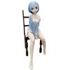 20CM Anime Figure Re:Zero kara Hajimeru Isekai Seikatsu Rem Ram Pajamas Sitting Chair Cute Model PVC Doll Toys Ornaments