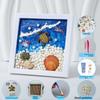 Wood Material 3D Ocean Scenery Painting Multicolor Photo Wood Frame DIY Photo Frame  Craft Projects