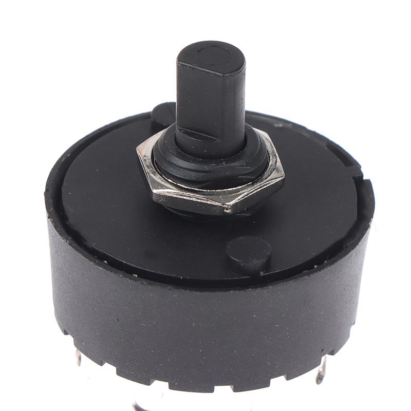 1Pcs 2/3/4/5/6/7/8 Gear With Knob Cap Rotary Gear Switch 6A 250V Power Switch