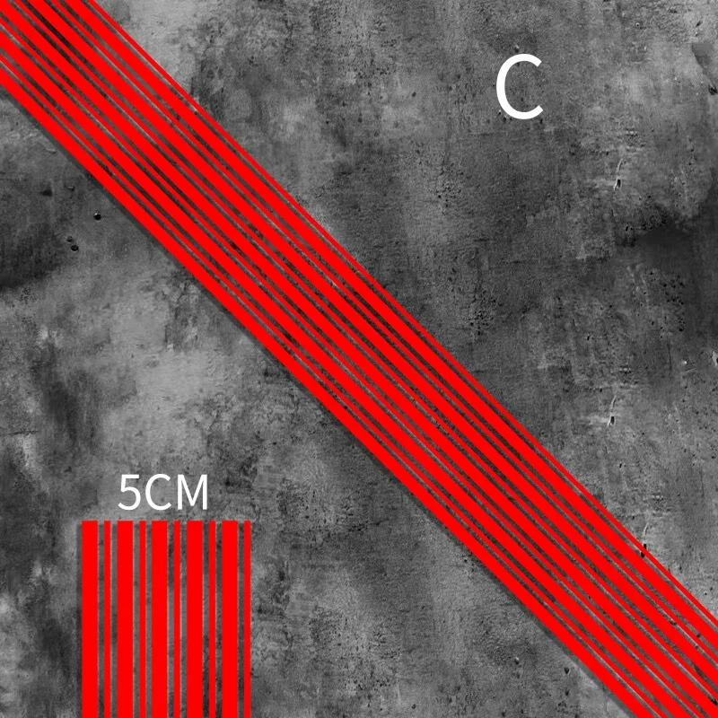 1PC 50CM Stripe Motorcycle Stickers DIY Racing Helmet Refit Motorbike Fuel Tank Body Decoration Stickers Waterproof Vinyl Decals
