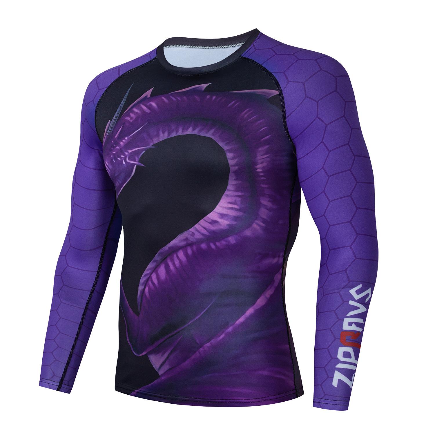Spot men s fitness running clothes, quick-drying tights, morning running sports training clothes, men s gym fitness clothes M
