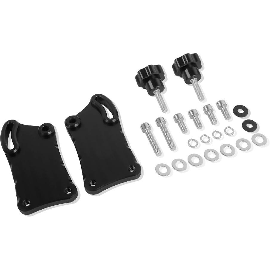 CNC Adjuster Windshield Risers Replacement for Kawasaki KLR650 KLR 650 2022 2023 2024 2025 Motorcycle Adjustable Windscreen Risers Mount Windshield