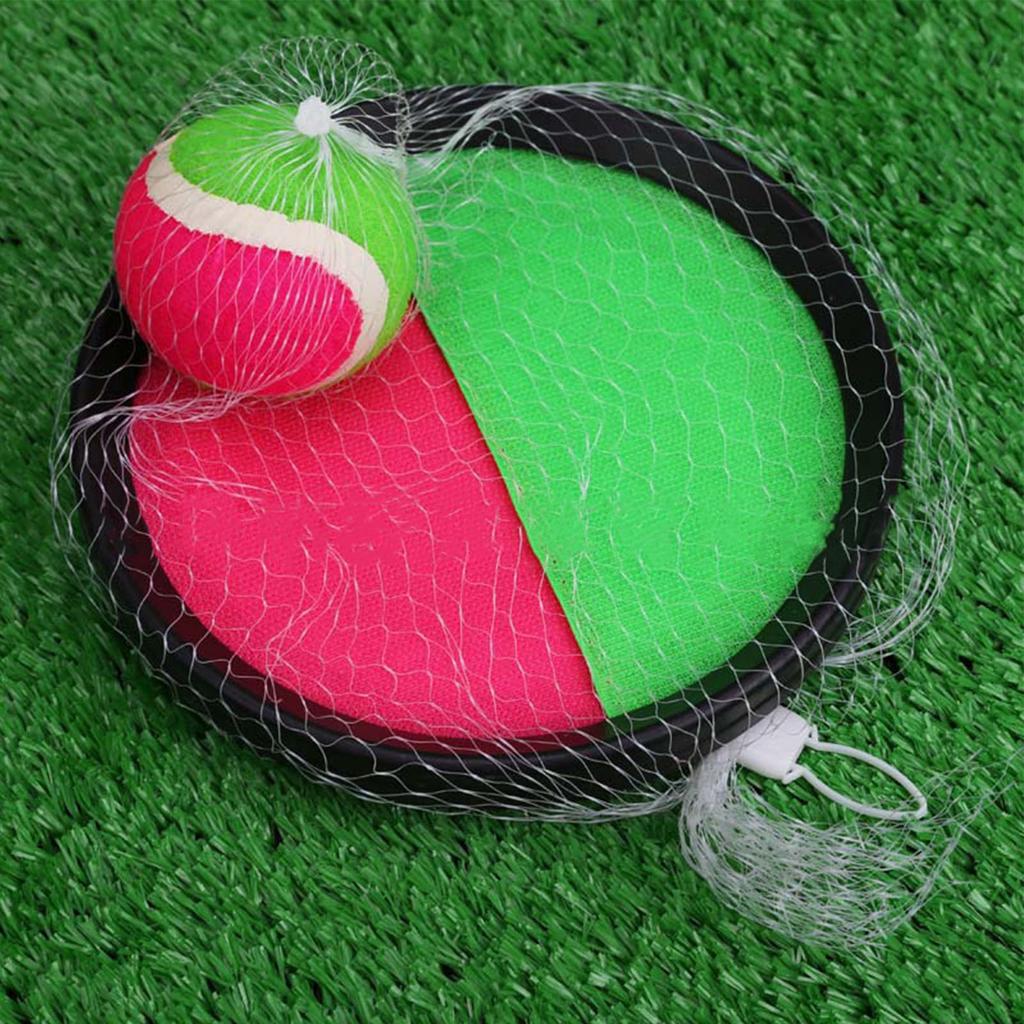 Kinder Werfen Fangen Ball Gummi Praktisch Interessant Eltern Kind Spielzeug Werfen Fangen Schläger