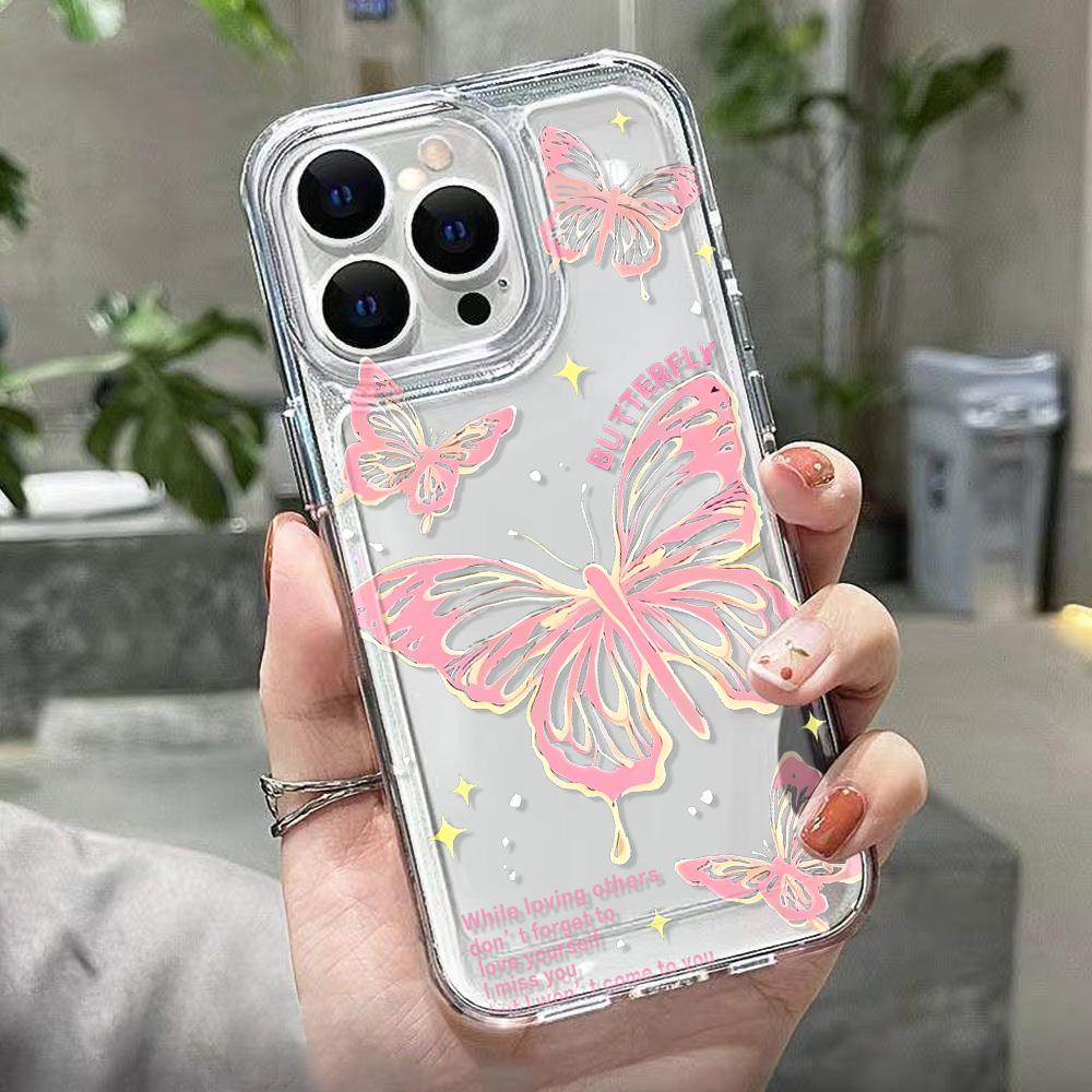 Butterfly Phone Case For Samsung Galaxy A56 5G A55 A36 A26 A16 A15 A35 A34 A33 A54 A53 A52s A25 A14 A13 A06 A05s A05 Soft Cover