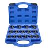 15Pcs Crowfoot Wrench Set 8mm To 32mm Carbon Steel Crowfoot Flare Nut Wrench Set for Extension Bars Ratchet Wrenches
