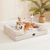 EHEYCIGA Dog Summer Pet Cat Dog High Removable All Suitable for Medium and Large Dogs Bed, Bed, Waterproof, Washable, Bed, Cushion, Resilience, Cover,