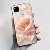 Case For Google Pixel 4a Luxury Fashion Butterfly Flowers Soft Matte TPU Silicon Back Cover Black For Pixel4a 4G 5G Phone Case