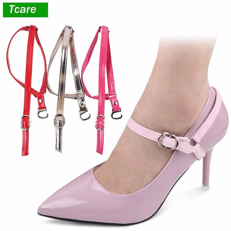 1pair Women's Shoe Straps Detachable PU Leather Shoe Straps,High Heels
