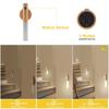 LANDGOO Motion Sensor Night Light, Magnetic Body Sensor, Hallway Rechargeable LED Light, Portable Staircase Light, Wooden Wall Sconce, Battery-Powered