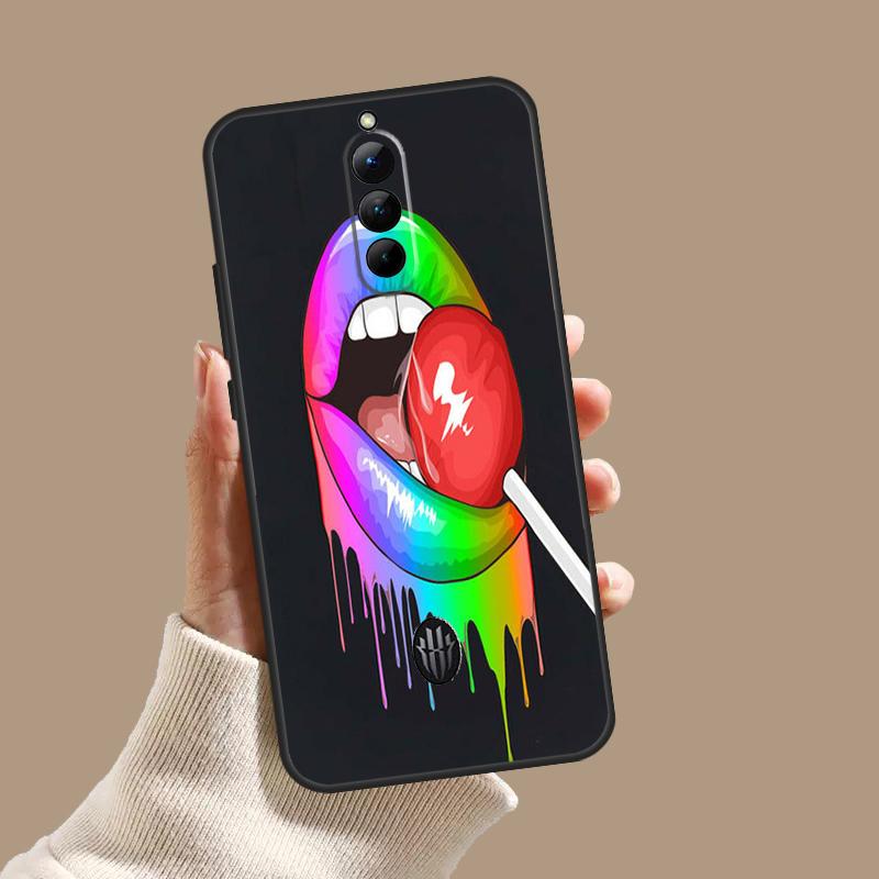 Sexy Lips KISS Case For ZTE Nubia Red Magic 11 10S 9S 8S 8 9 10 Pro Plus 6 7 6S 7S Pro 5G 6R 10 Air Cover