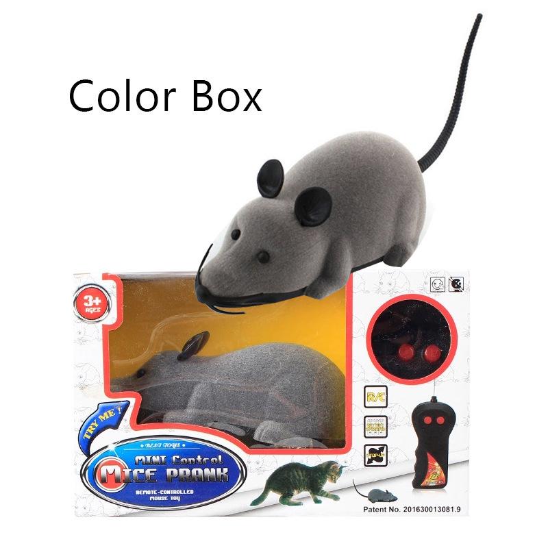 Novel Remote Control Mouse Cat Teaser Toy - Infrared Simulator Animal Electric Toy