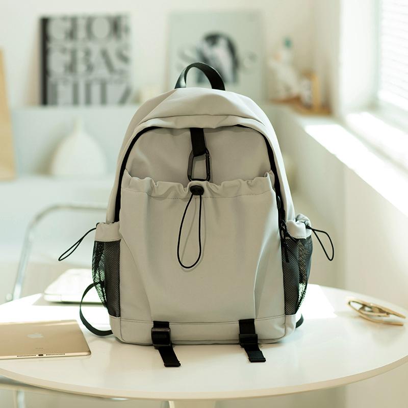 New Contrasting Color Schoolbag Female High School College Student Backpack Fashion Leisure Travel Lightweight Large Capacity Backpack