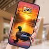 Cartoon Anime Duck Pattern For Xiaomi Mi Poco F3 F4 F5 F6 X3 X4 X5 X6 X7 M3 M4 M5 M6 M7 GT Pro 5G Black Phone Case