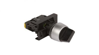 2-Position Switch Knob 22Mm Black 1Z Without Spring Return St22-P.cz-10.